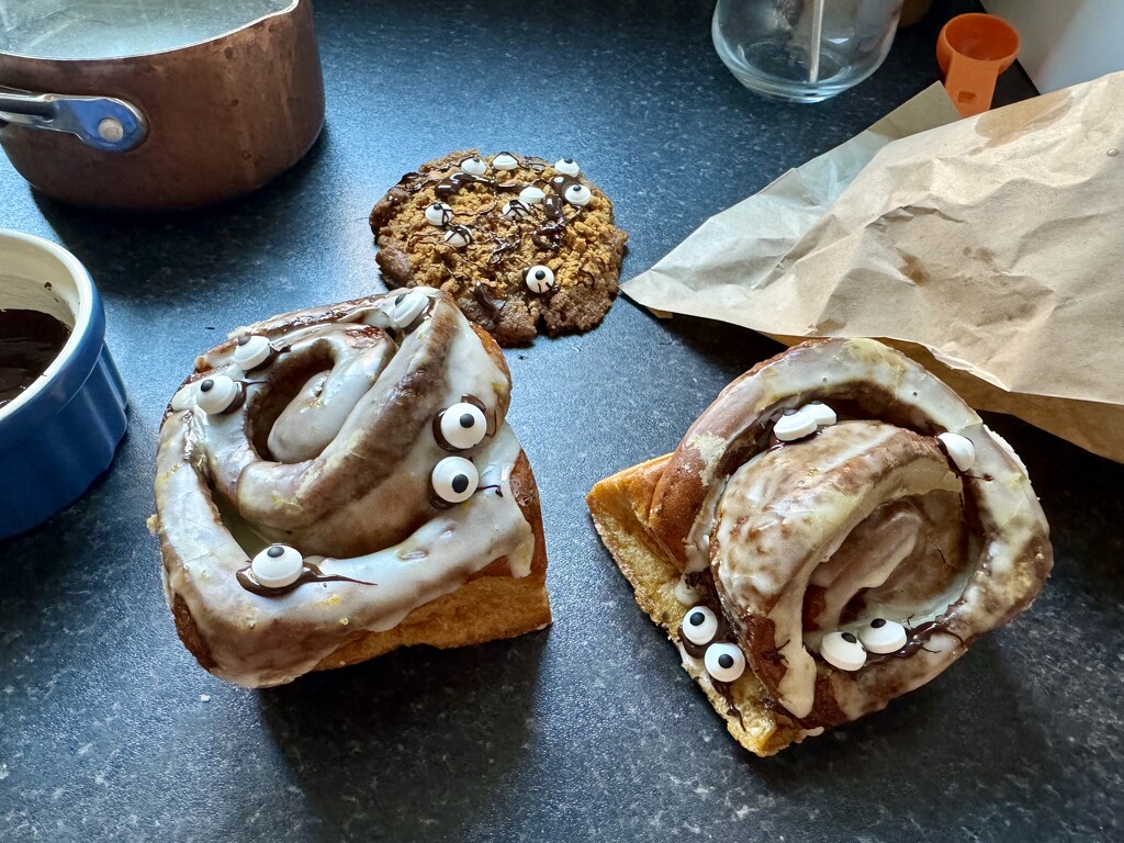 Halloween pastries 😋🥐👻 by eviehill