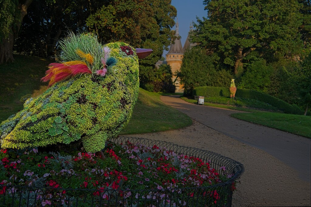 Topiary Bird by billyboy