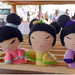 3 cut Japanese dolls