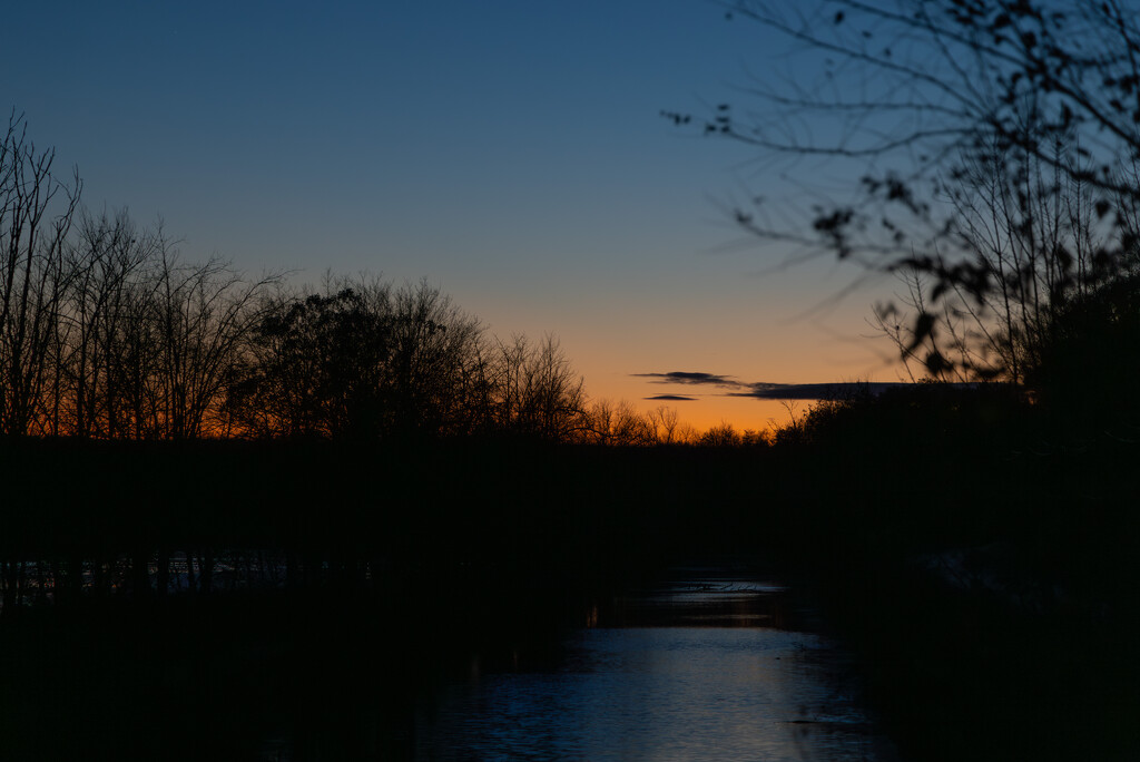 Sunset over Erie Canal by jpcaron