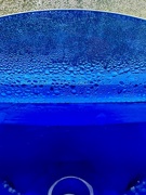 4th Nov 2024 - Blue glass in front of foggy window