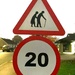 Old folk crossing at 20 MPH!