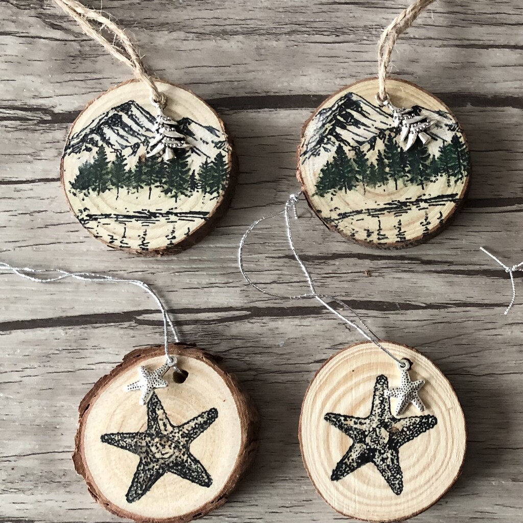 Wood Ornaments  by dailypix