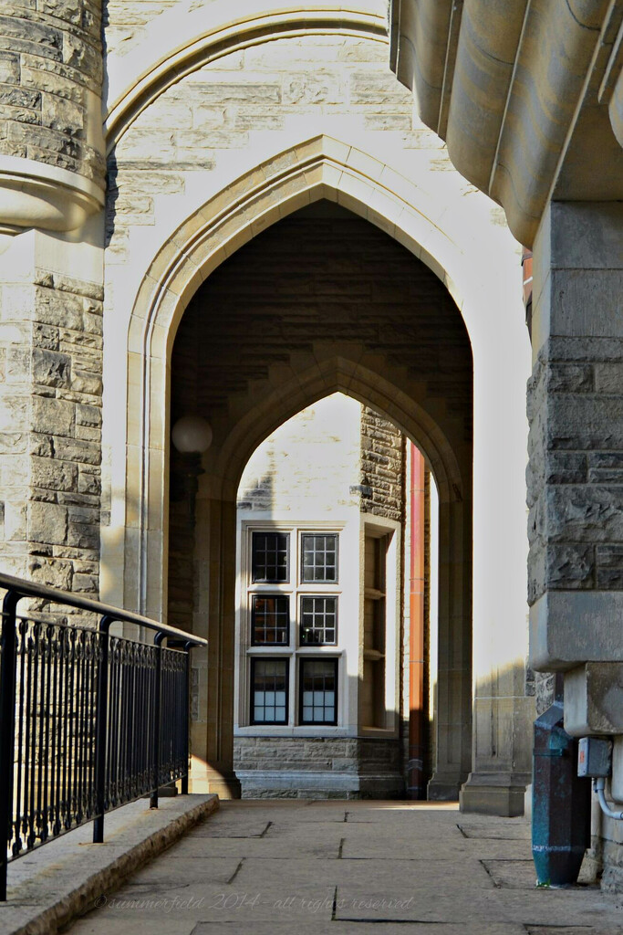 through the archway by summerfield