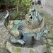 A dragons welcome… guarding the museum are two large ceramic dragons 