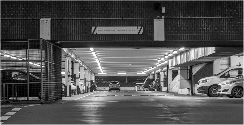 ASDA Car Park ar Dusk  by phil_howcroft