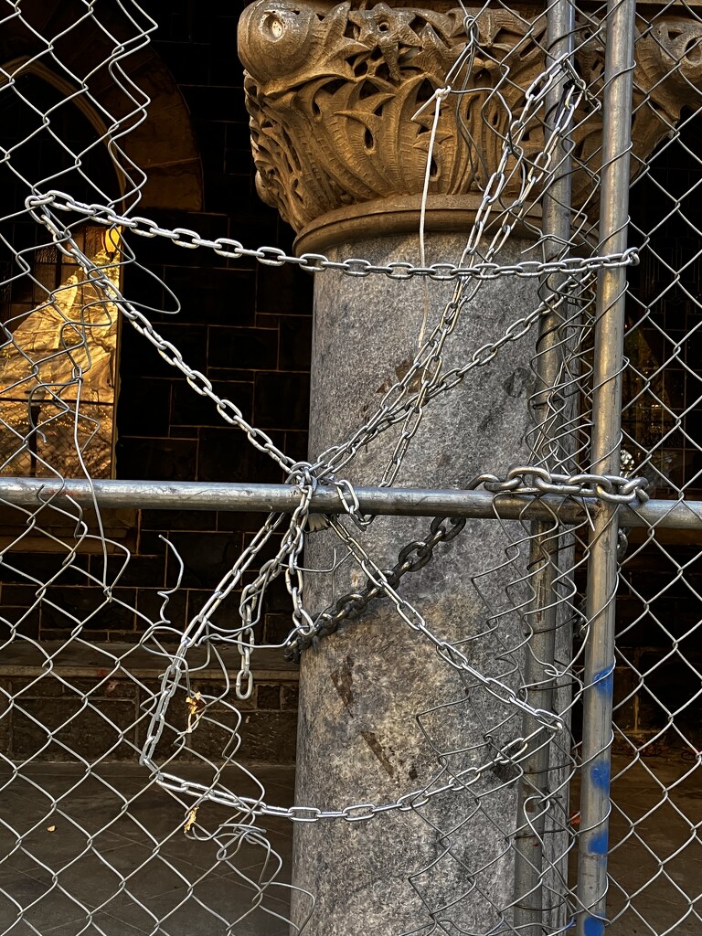 Fenced Chained and Poled  by joysabin