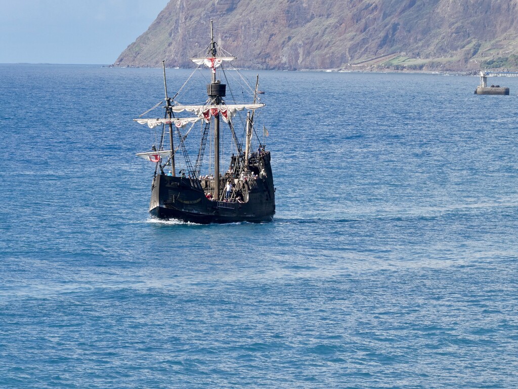 Whale watching replica of the Santa Maria by orchid99