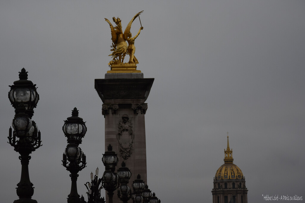 Alexandre III bridge & Invalides  by parisouailleurs