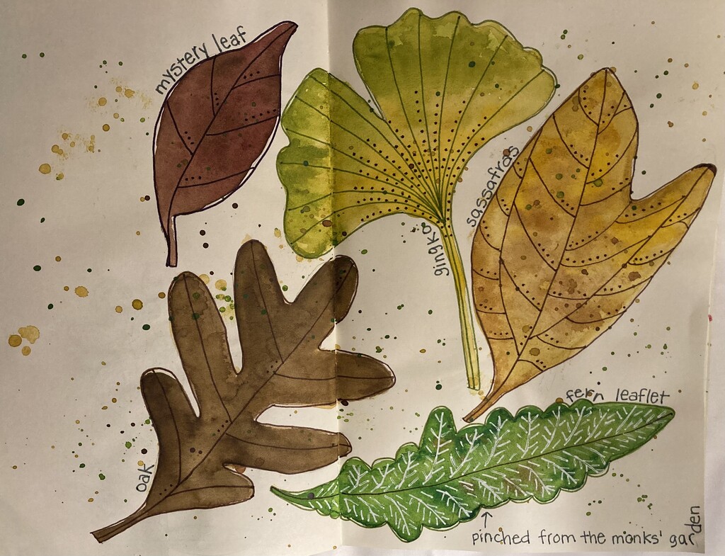 leaf painting by wiesnerbeth