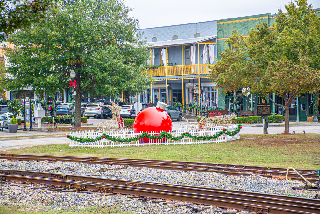 Our Railroad Town is decorating for Christmas... by thewatersphotos