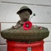 Post box topper