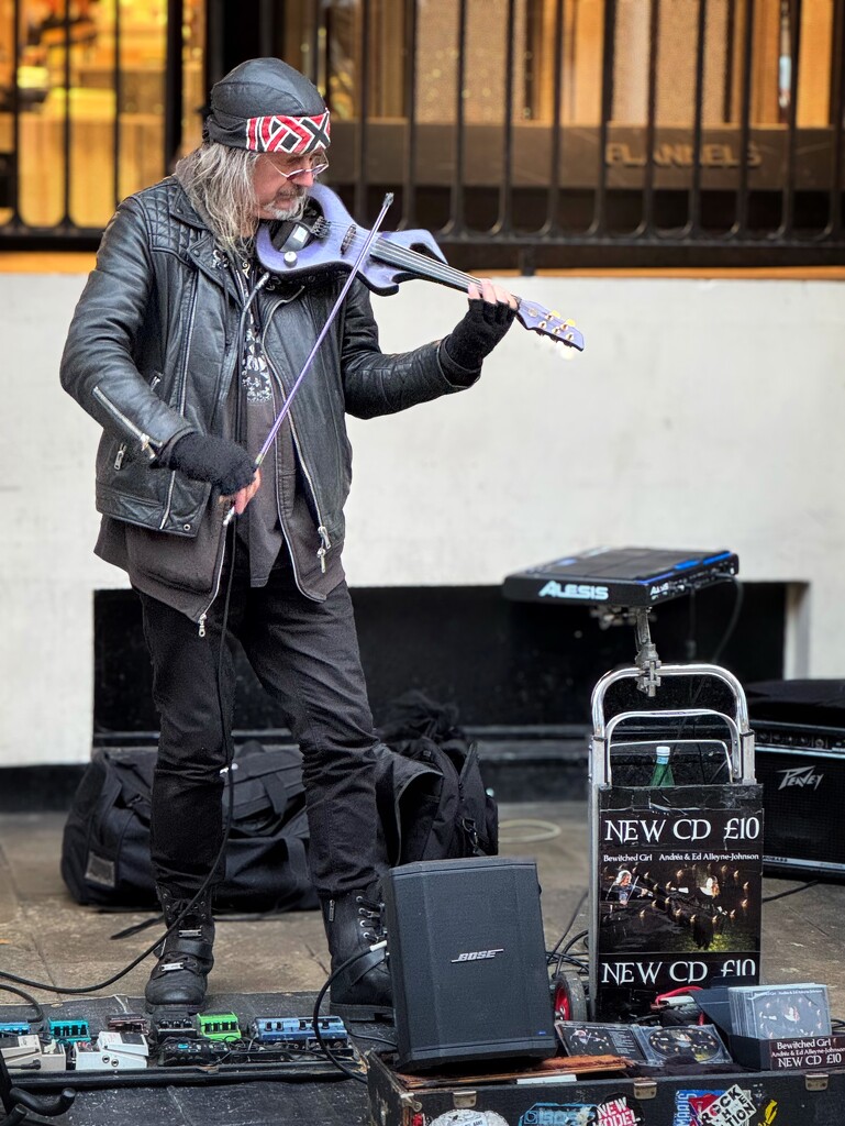 One of Chester’s regular buskers by anncooke76