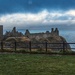 View of Dunnottar Castle and beyond to the North Sea 