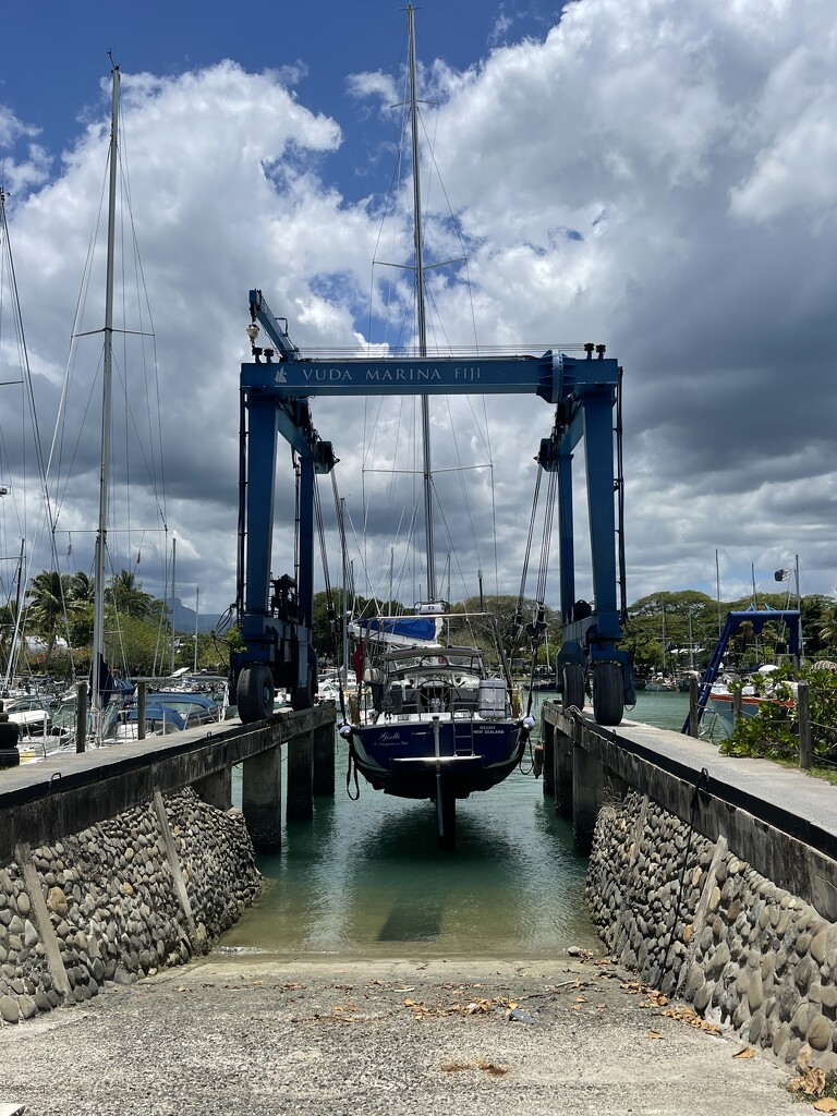 Travel Lift with our Floating Home by carolinesdreams