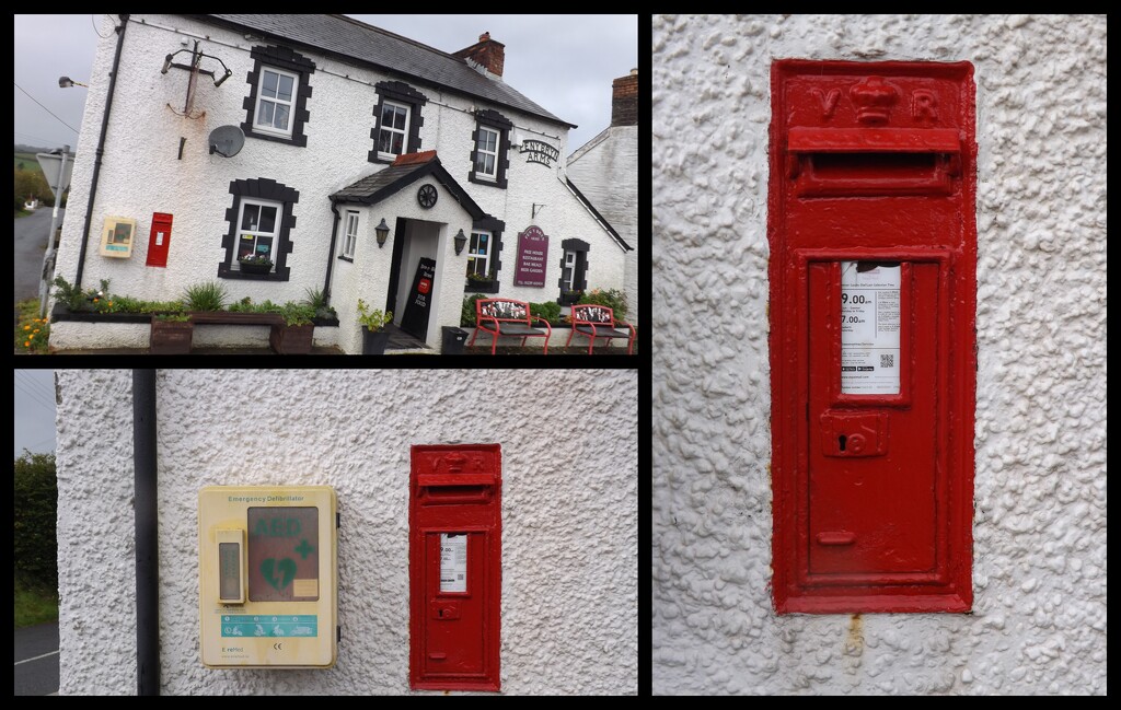 Penybryn Arms Post Box by ajisaac