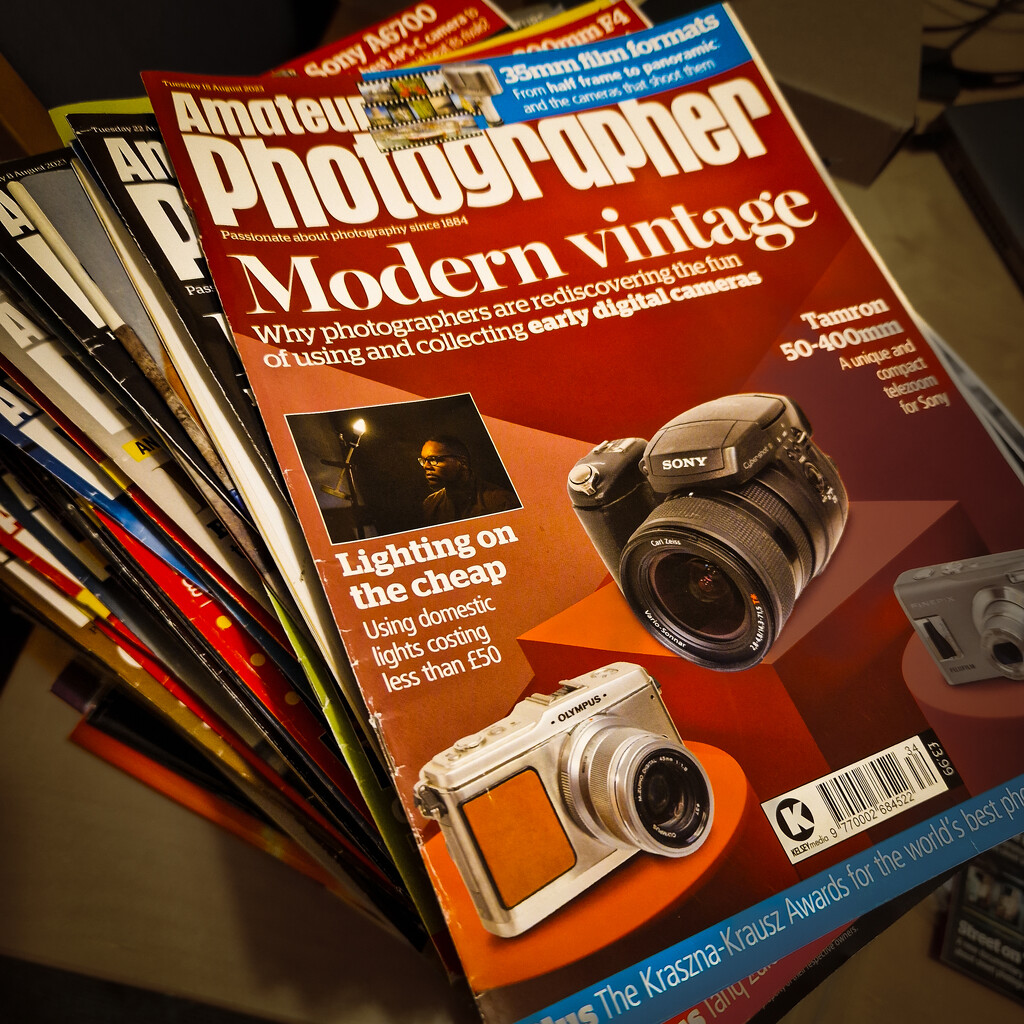 Sorting through my old AP magazines  by andyharrisonphotos