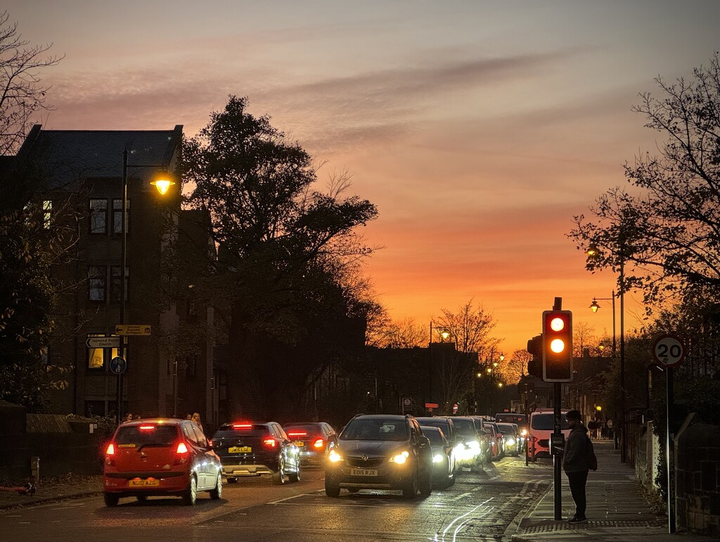 Rush Hour Sunset by eviehill