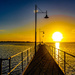 Sunset at the jetty