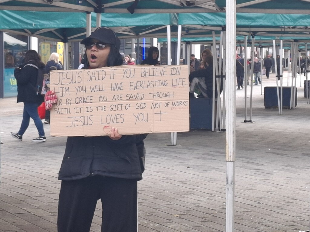 Day 317/366. Street preacher.  by fairynormal