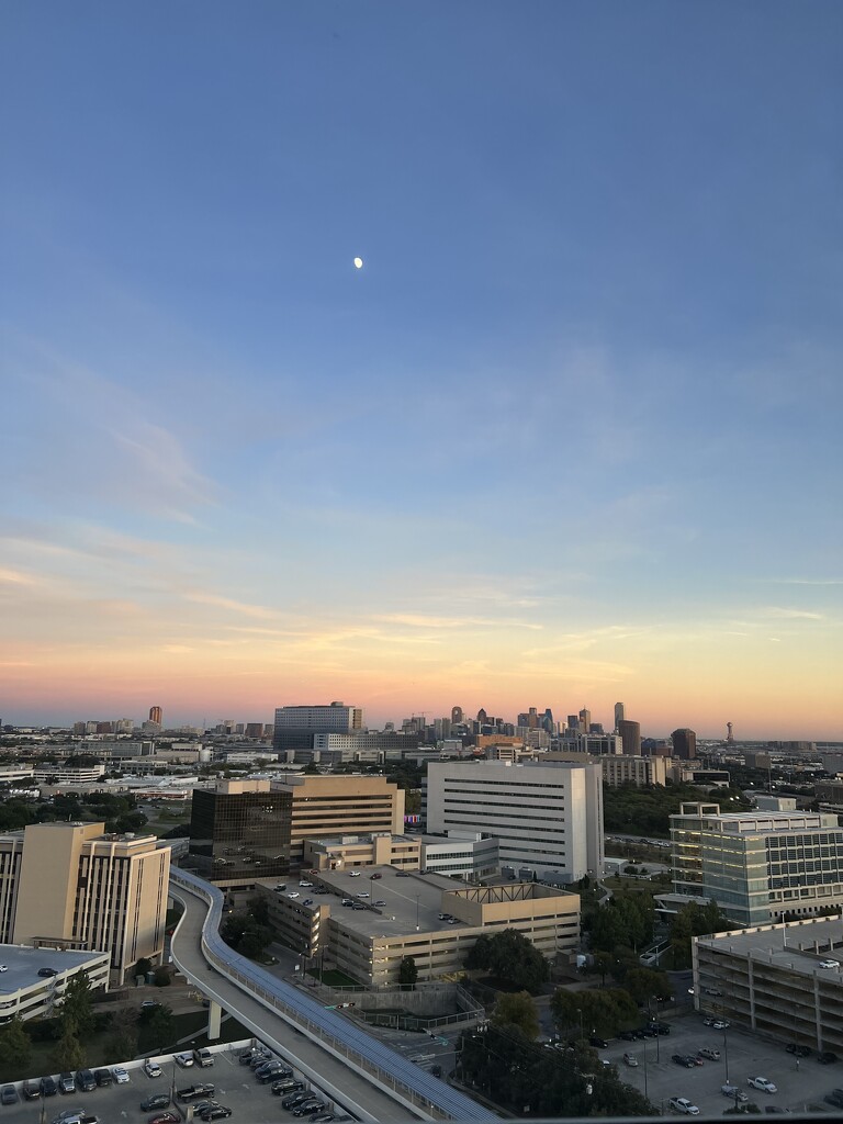 Downtown Dallas  at dusk by louannwarren