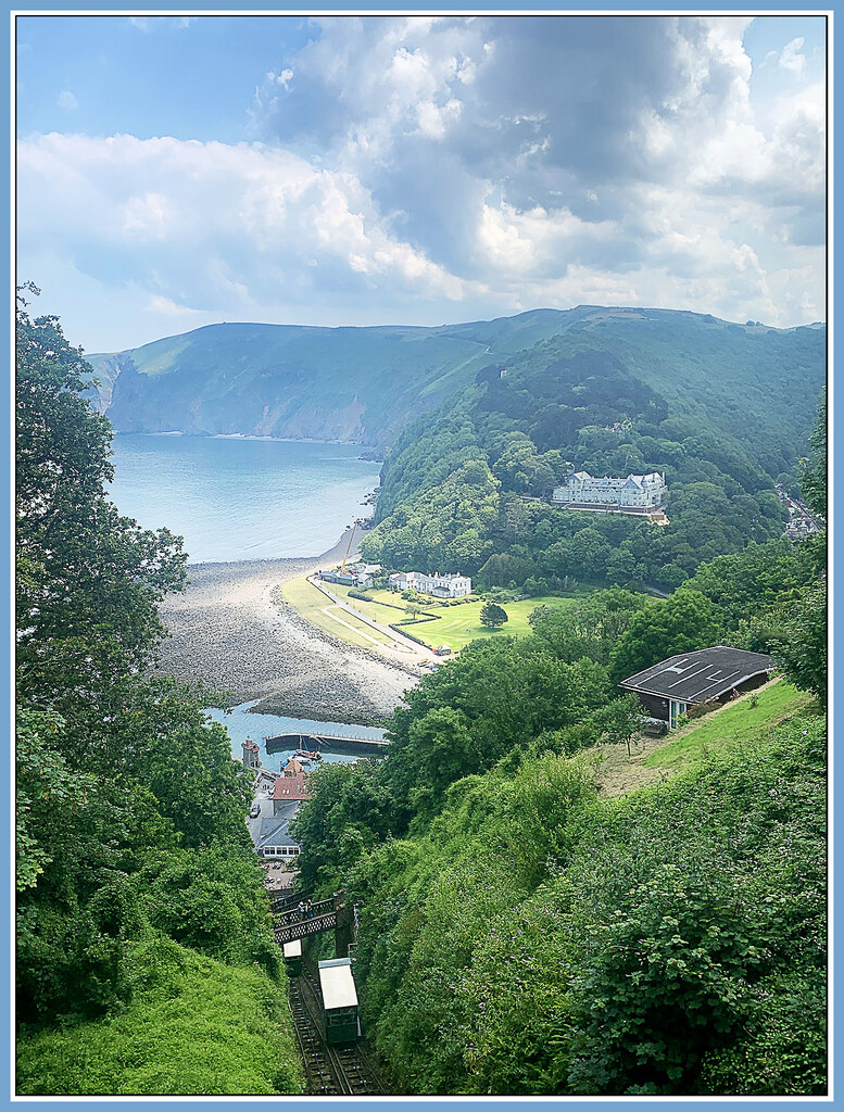 Lynton looking across Lynmouth Bay by sjc88