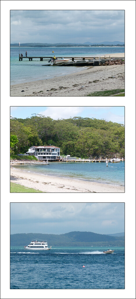 Little Beach Triptych  by onewing