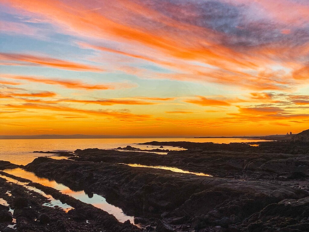 The tide is out and the sun is setting…. by billdavidson