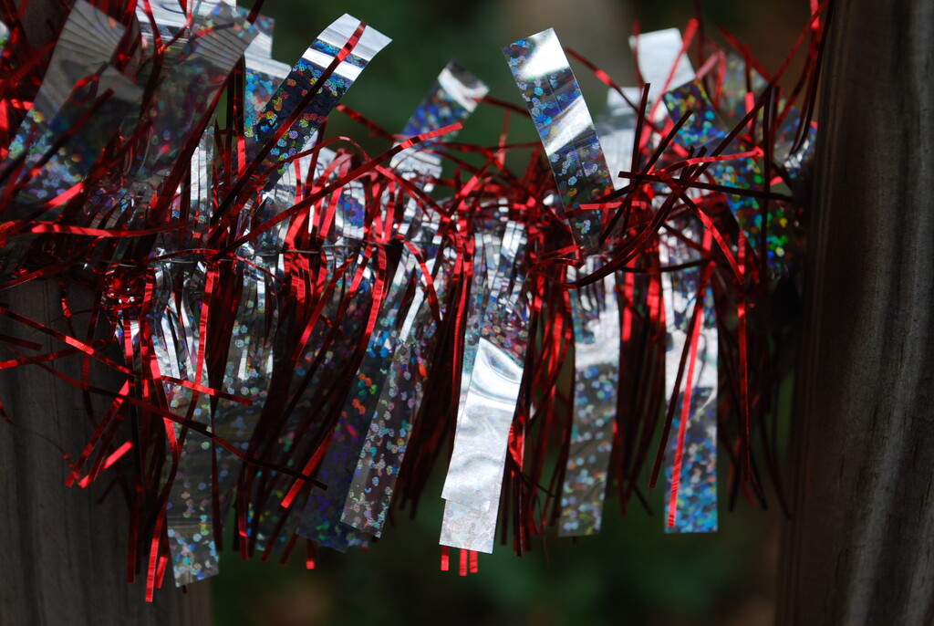Christmas tinsel Dollar World style by stillmoments33