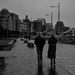 Walking along the embankment in  Glasgow  by billdavidson