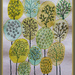 A little forest of trees - watercolour by leggzy