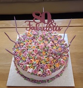 24th Dec 2024 - Rosie Has Decorated My Birthday Cake 