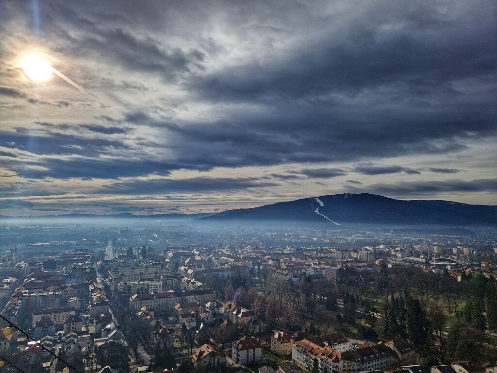 City view from above by duska