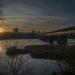 Sunset over Warsaw by haskar