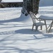 Shadows on snow by tunia