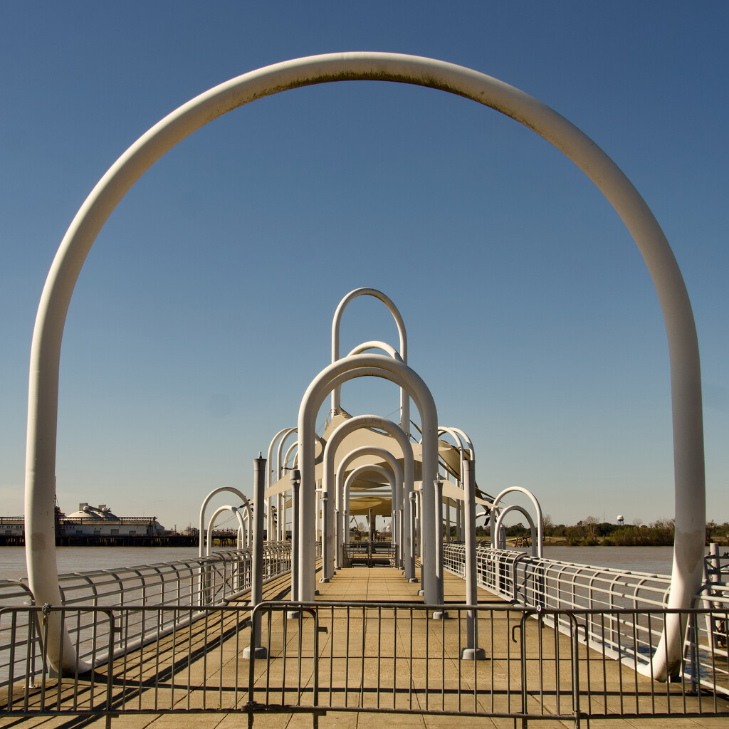 Mississippi River Levee Dock by eudora