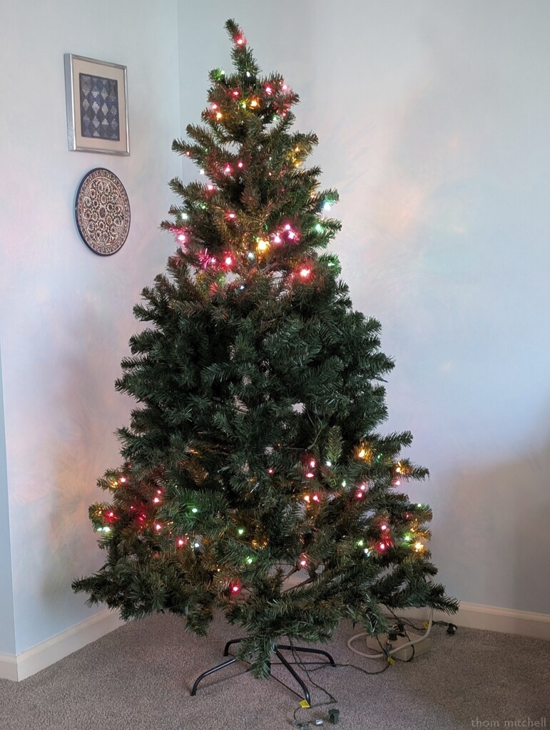 The problem with pre-lit trees by rhoing