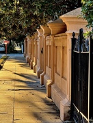12th Jan 2025 - Late afternoon sunlit sidewalk in Charleston’s historic District