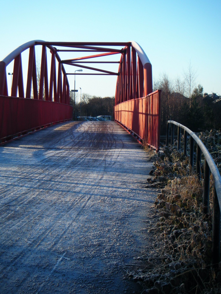 Frosty Morning at the Red Bridge by sunny369