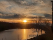 21st Jan 2025 - Sunset over Lac Saint-Félix