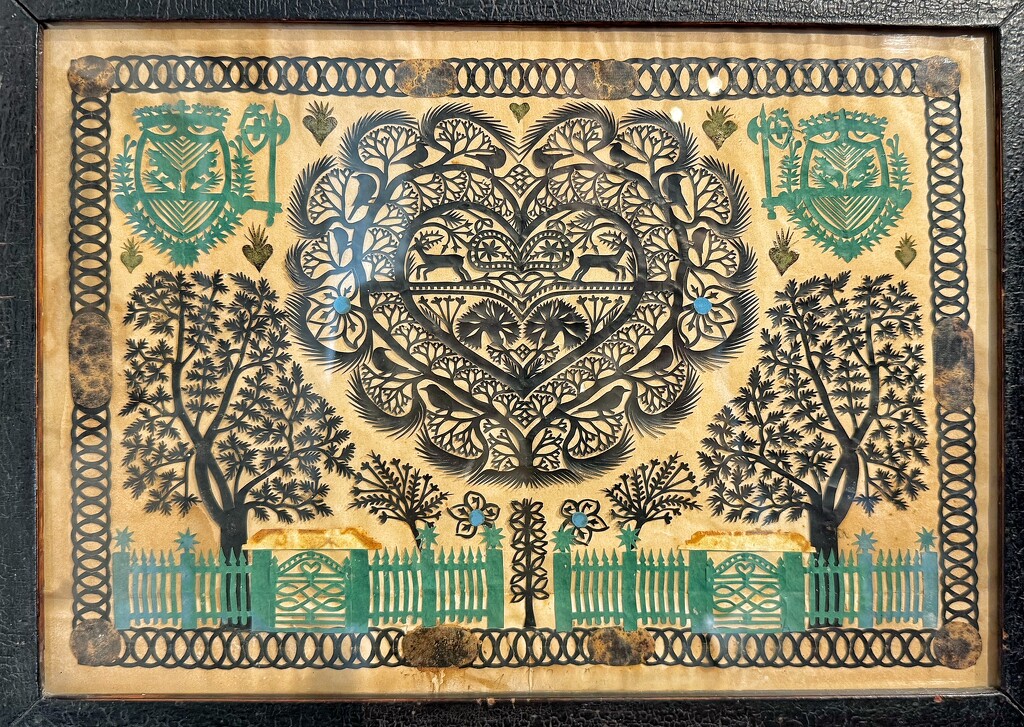 Big black lace heart.  by cocobella