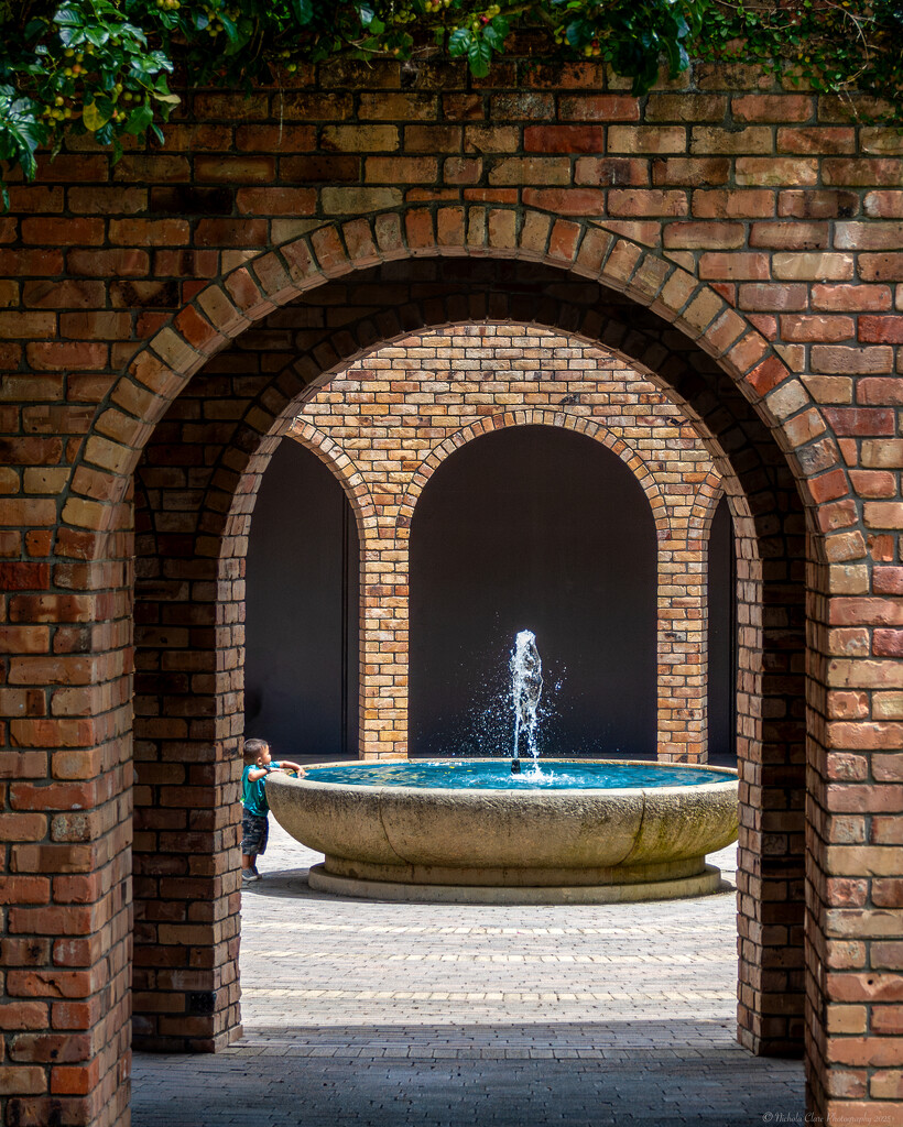 Fountain through the Arches by nickspicsnz