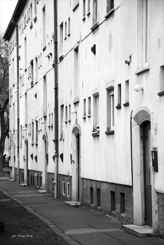 The houses of the working class neighborhood by kork