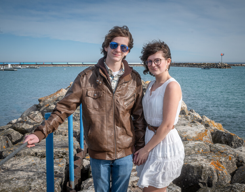 Eden and Max at Port by myhrhelper