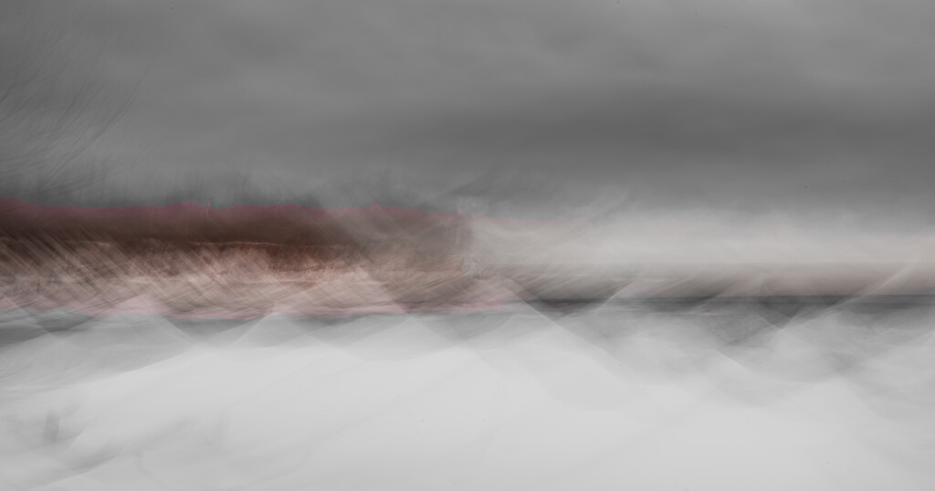 Snow waves at dawn by darchibald