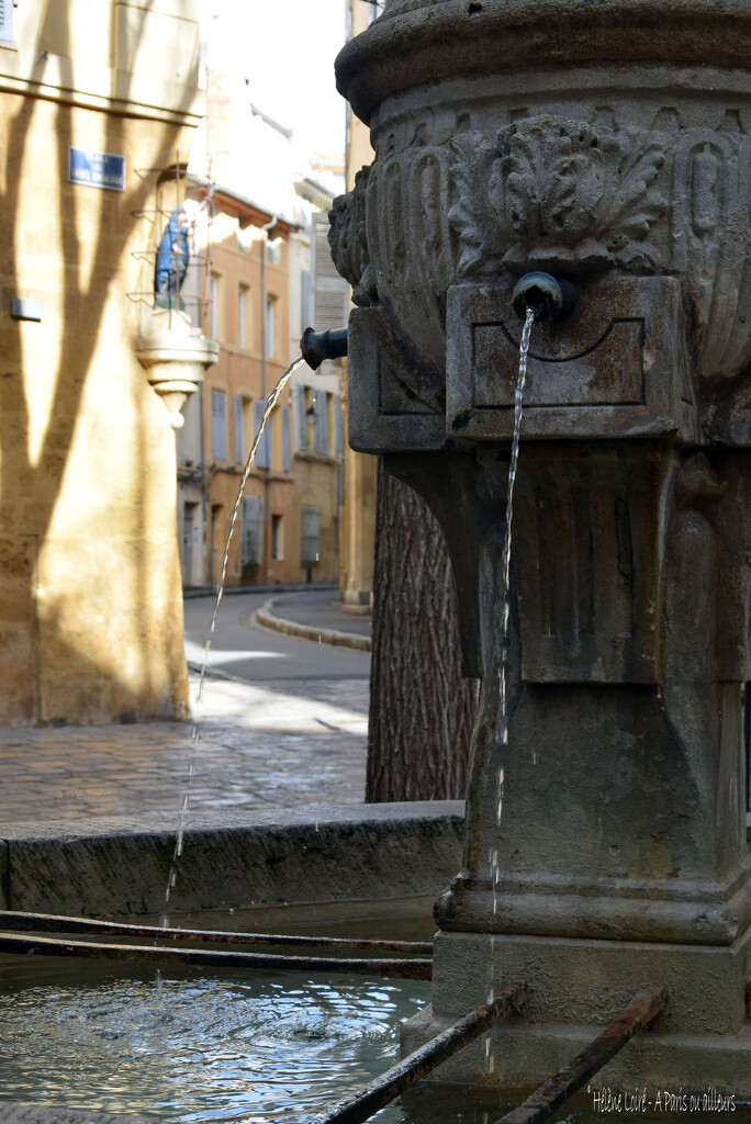 Fontaine des 3 Ormeaux, Aix en Provence by parisouailleurs