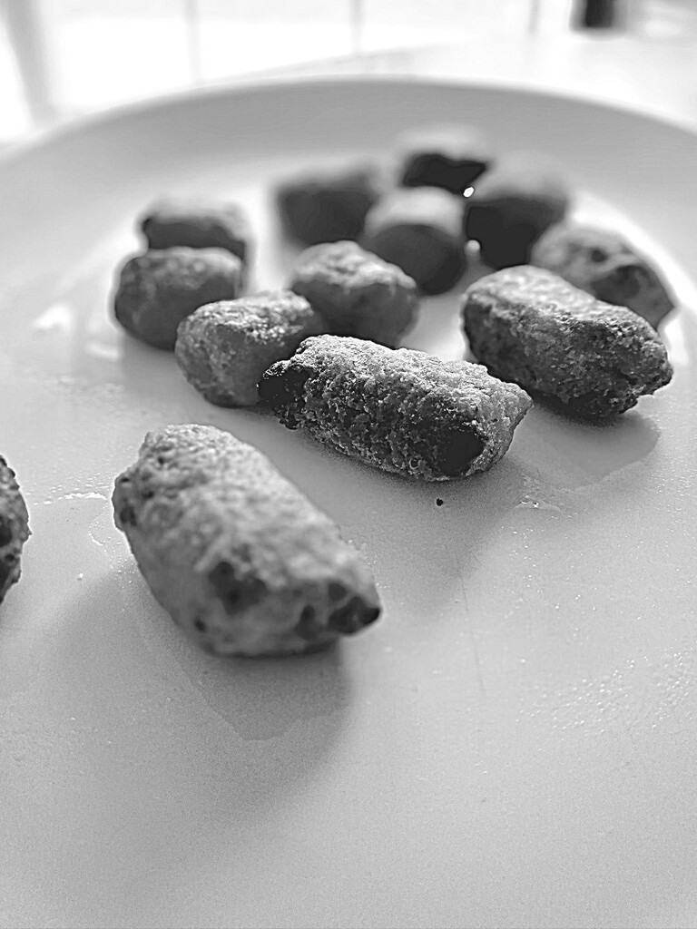 Crispy Tater Tots on a Plate by sewfree