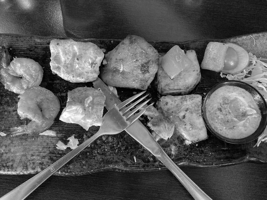 Dinner with Evelyne by narayani