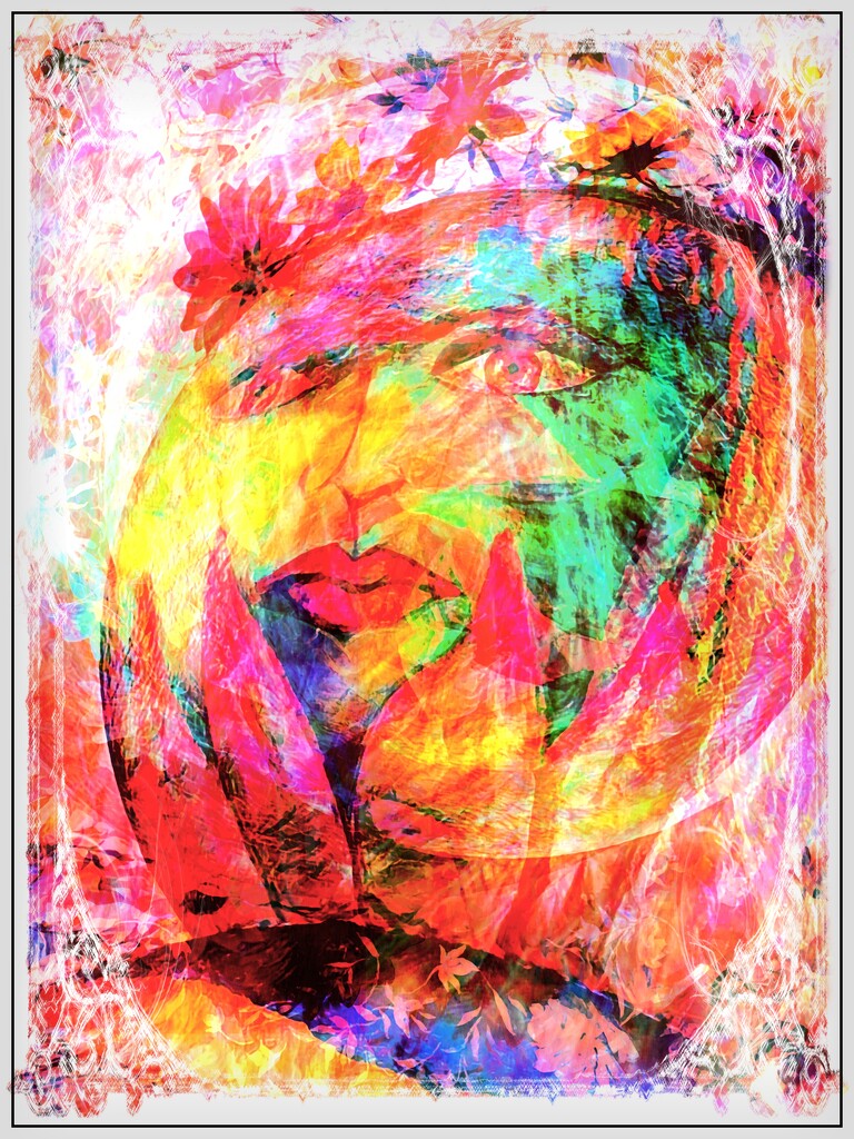 Lady Lotus in a Whirl by olivetreeann