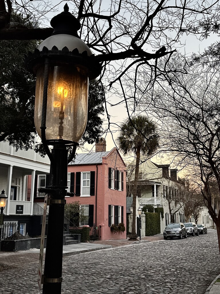 Early evening street scene in the Charleston Historic District. by congaree